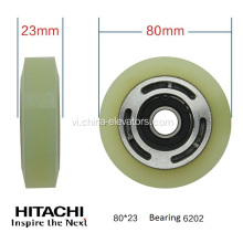 Con lăn bước 80mm cho thang cuốn Hitachi 80*23*6202